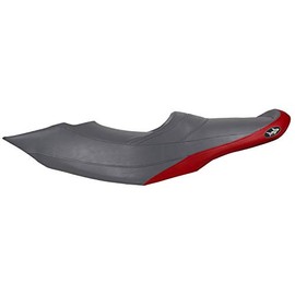 BlackTip Jetsports Premium Seat Cover for Sea-Doo 2011-2015 GTX LTD iS 260, 2014-2015 GTX LTD 215 (Dark Gray/Red)
