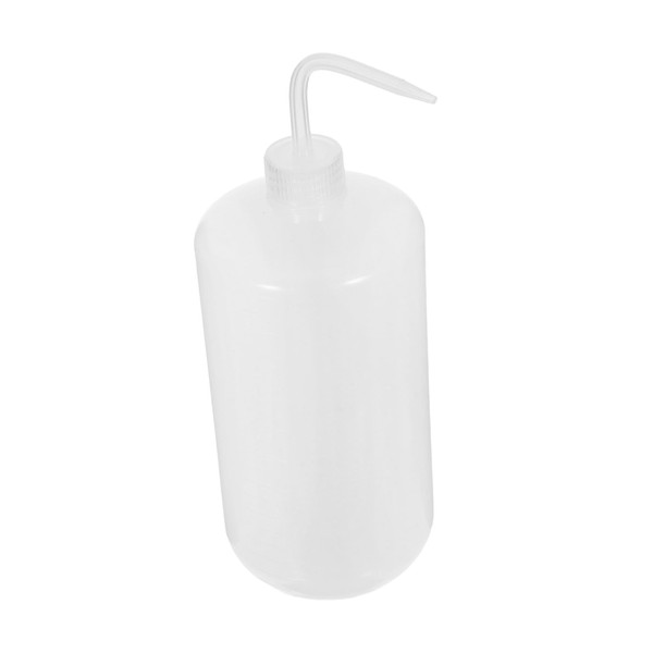 Ciieeo Curved Mouth Squeeze Bottle with Measurement Marks for Care
