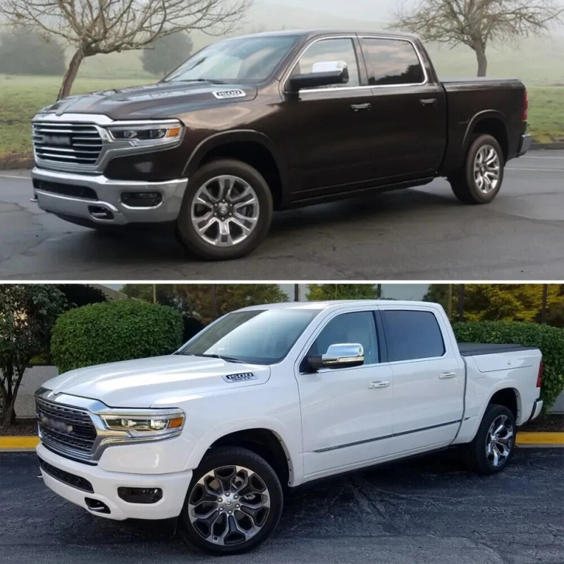 liangren 4pcs Pillar Posts Door Trim Cover For Dodge Ram