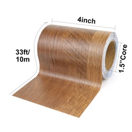 BOMEI PACK Wood Grain Repair Tape in Begonia Wood 4inch X 33ft,Self Adhesive Repair Patch for Furniture, Floors, Cabinets, Windows, Doors, RV, Home Decor and DIY Projects,1 Roll