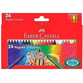 Faber Castell Wax Crayons - 24 Shades