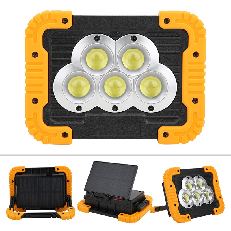 Mini Solar Light Multi Functional COB Working Lamp Portable Camping
