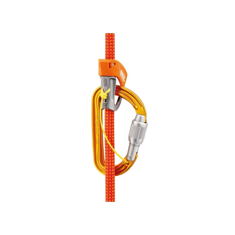 Petzl M39A SL NEW Sm'D Ultra-Light Asymmetrical Carabiner, Screw-Lock, Yellow