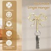 Foribyw, Bow Hook Decorative Bow Hanger Gold Towel Hook Multi-Purpose