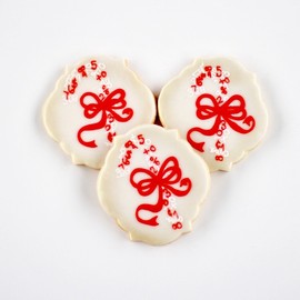 ½ Dz. “Sweet Numbers” Candy Cane Cookies! Perfect Holiday Thank You gifts for Bankers, Advisors and More!