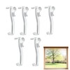 6 Pieces Valance Clips for Blinds,3.25 Inch Window Blinds Hidden
