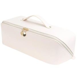 Homaisson Hair Dryer Travel Case Compatible with Dyson, Large Capacity PU Storage Bag with Handle and Zipper, On-the-Go Protection