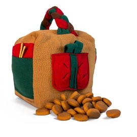 LavaRose Interactive Snuffle Mat Puzzle Toy for Dogs - Large Soft Plush Treat Ball with Hidden Pockets for Dog Enrichment & Boredom Relief - Ideal for any dog or puppy from 8 Weeks - Perfect Dog Chris