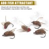 Bionic Fly Fishing Bait,18pcs/36pcs Trout Jig Swimbait Fly Hook Soft