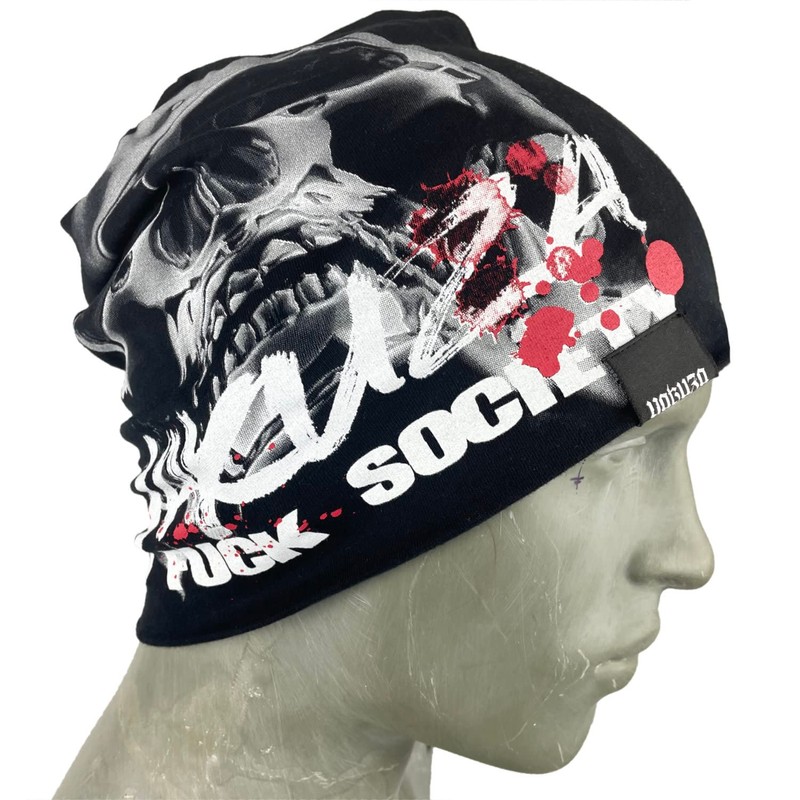 Yakuza Unisex Galvanic Beanie Hat, black