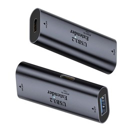 xiwai 5Gbps USB 3.0 Active Repeater Extender Type-A Female Host to Type-C Female Signal Amplifier Adapter with Chipset for Camera Printer Computer