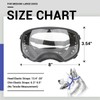 NAMSAN Clear Dog Goggles Medium Large Dog Sport Sunglasses UV
