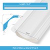 Art3d 10-Pack 47Ft White Ceiling Crown Molding Trim, High Impact