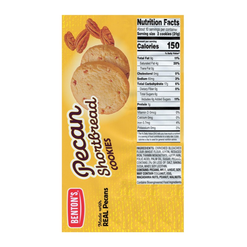 Benton’s Cookies (Pack of 2, Pecan Shortbread)