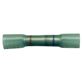 Sherco-Auto Heat Shrink & Crimp Blue Step Down Butt Connector 22-18 to 16-14 Gauge - 10 Pack - Made in USA
