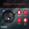 Decibel 6ft Cable Lock with 100dB Alarm, Security Cable and