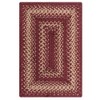 Autumn Maple Jute Primitive Placemats Set of 4-13x19, Rectangle, Burgundy