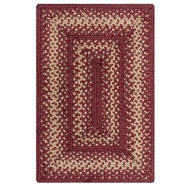 Autumn Maple Jute Primitive Placemats Set of 4-13x19, Rectangle, Burgundy & Tan - Vibrant Colors, Durable, Easy to Clean and Protects Furniture