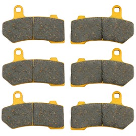 Traild Harley-Davidson V-Rod/Night Rod/Electra Glide/Street Glide/Road King/Ultra Glide/Road Glide 2006-2024 Ceramic Brake Pad Set Front & Rear