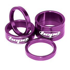 Hope Space Doctor Headset Spacer Kit 1 1/8 Inch 4 Pieces Purple