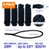 Dock Lines for Boats 3/8" x 15ft, 4 Pack Double