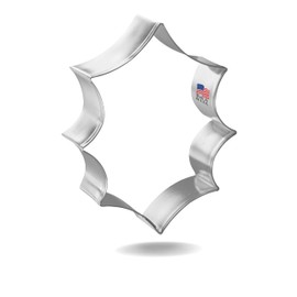 Foose Cookie Cutters Holly Leaf Cookie Cutter 3.5" – Made in the USA