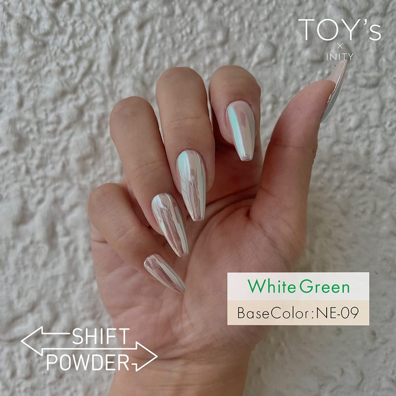 TOY's x INITY T-SH01 Shift Powder, White Green, 0.02 oz