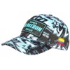 El Patron Cap Blue Turquoise and Black Rhinestone Streetwear Colombia