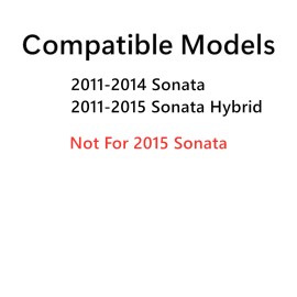 NAGD Fit 11-14 Hyundai Sonata 11-15 Hybrid Driver Side Left Rear Door Window Glass