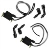Caltric Complete Ignition Coil Wire Cap Kit for Kawasaki Vulcan