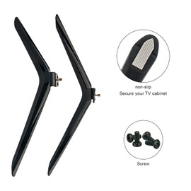 ECONTROLLY 75A53FUA TV Base TV Stand Legs Compatible with Hisense 75inch Class A6G Series LED 4K UHD Smart TV 75A53FUA 75A6G