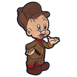 C&D Visionary Looney Tunes Elmer Fudd Patch, Brown