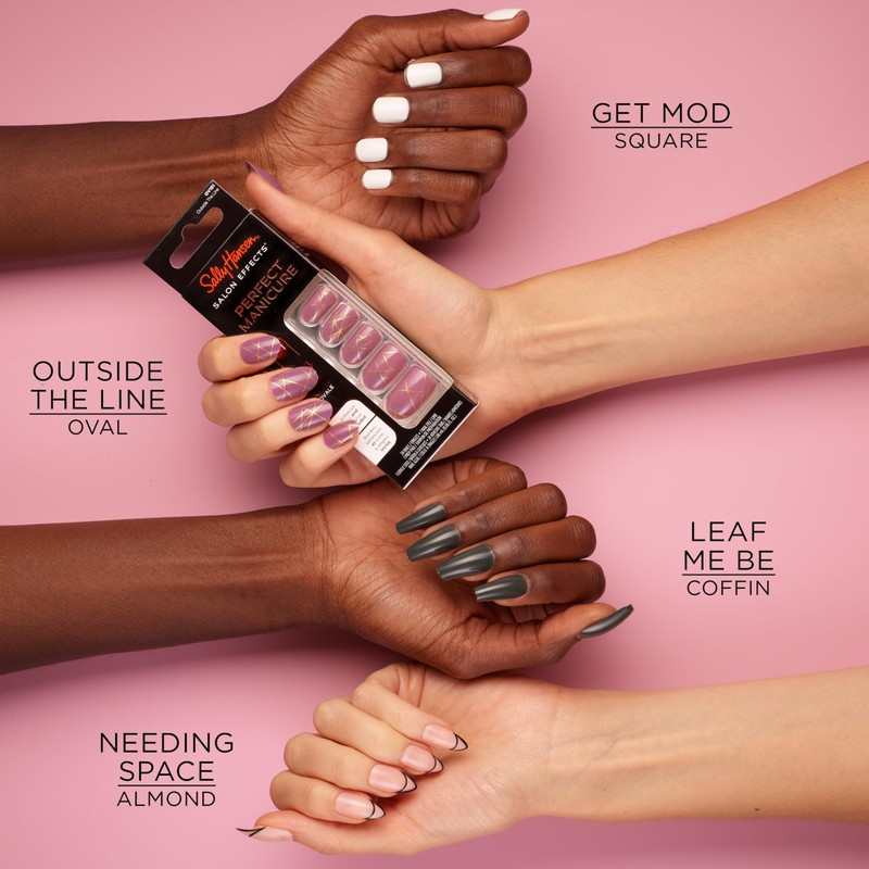 Sally Hansen Salon Effects Perfect Manicure Press-On Nails | Easy