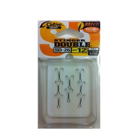 OWNER 11577 Double Hook 26 SD-26 12 Fishing Hooks