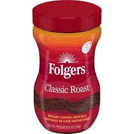 Grocery Folgers Classic Roast Instant Coffee, 8 Ounces