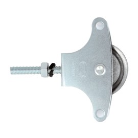 Amig - Clothes Airer Pulleys | Steel | 39mm Metal Roldana | Includes Clamping Screw & Guides | Secure Clothesline Pulley | Outdoor Clothesline Pulley