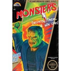 Mark Spears Monsters #1 4th Printing 1:20 Video Game Homage Variant Keenspot