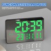 Reloj Despertador Digital con Control de Sonido, Hora, Temperatura y