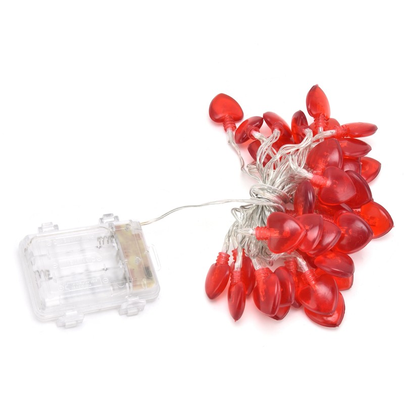 Heart Shape 20LED String Lights 2M Copper Wire Light for