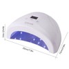 48W Intelligent LED UV Gel Lamp Curing Machine Nail Polish