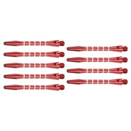 M METERXITY 9 Pack Darts Shafts - Aluminum Darts Stems Medium 2BA Thread, Apply to Darts Games/Darts Sports/Entertainmence/Party (Red)