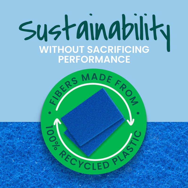 Scotch-Brite® Zero Scratch Scour Pad, 3 Scrubbing Pads, Non-Scratch Scouring