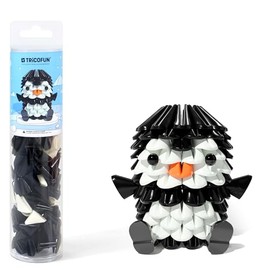 Tricofun 3D Animal Blocks Kit - STEM Learning Toys，Creative Forest Animals Playset with Soft Bricks for Boys Girls Birthday Gift (1017-Mini Penguin)
