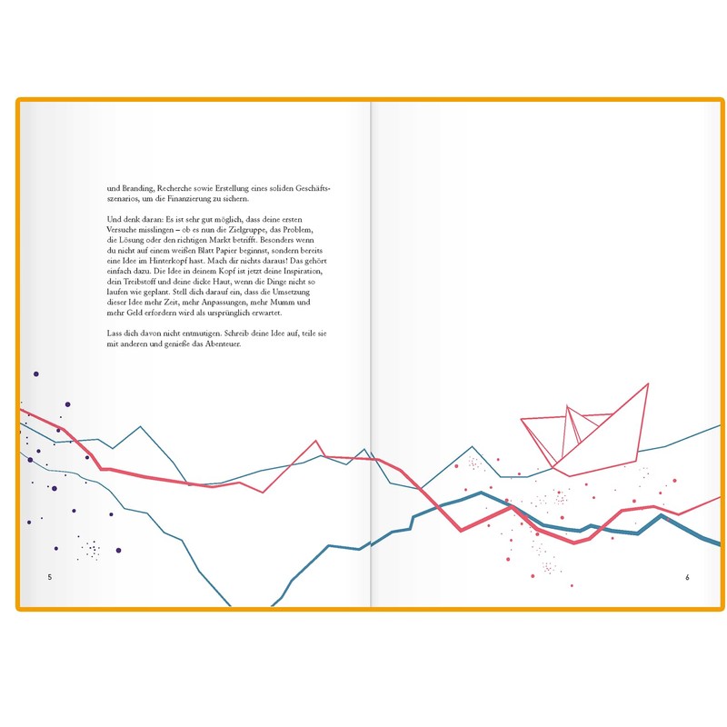 LEUCHTTURM1917 363841 Start-up Journal, Hardcover, 294 Numbered Pages, German, Rising