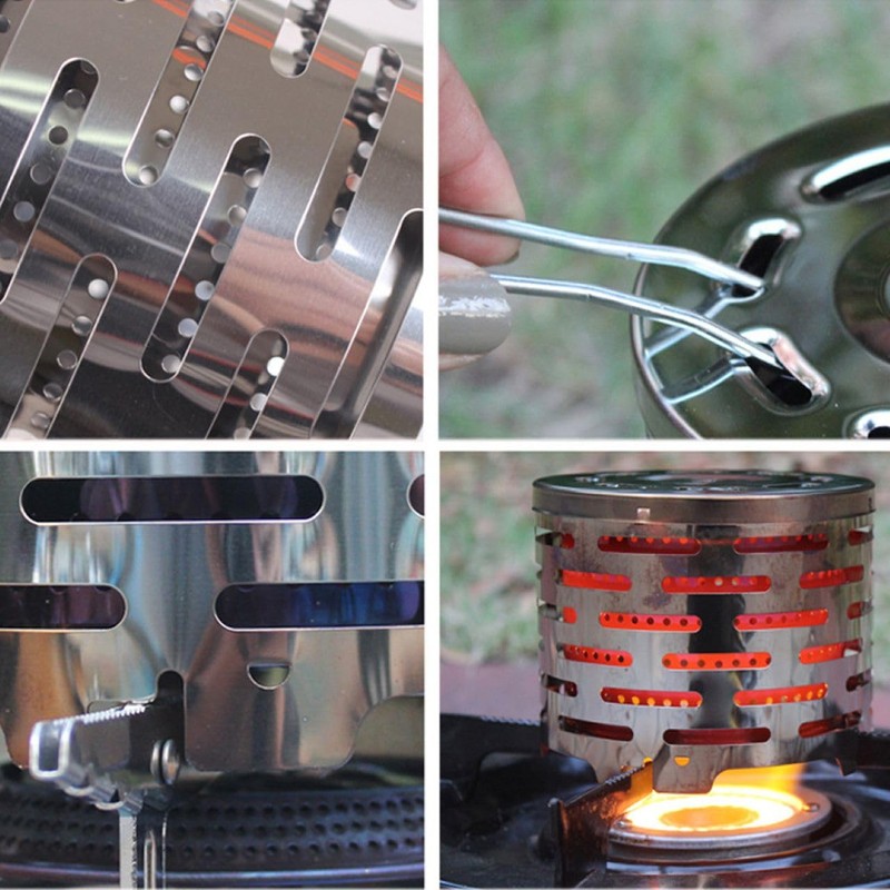 Far Infrared Heater Attachment, Solo Camping, Climbing, Fishing, Touring, Stove,