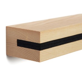 Buchenbusch urban design Key Hook Ash Felt Insert Black (72 Variants), Modern Wood Key Holder, Key Holder, up to 10 Keys