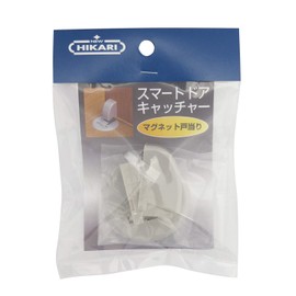 Shimizu SH-TMG40G Smart Door Catcher, Magnetic Door Stop, Silver Gray, New Hikari