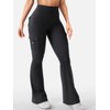 YEOREO CoreFlex Women Workout Flare Leggings with Pockets Hidden Scrunch