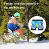 Life Bravo Butt Pads for Skating, 25 mm Thick Bum