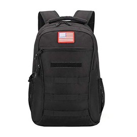 Camo Backpack, 40L Boys Backpack for School, Camouflage MOLLE Bookbag with USB Charging Port